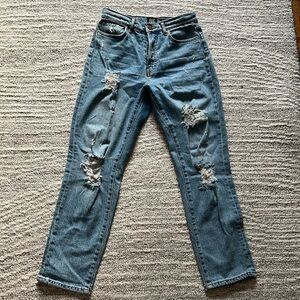 Distressed UO jeans
